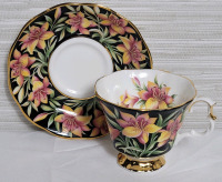 Royal Albert Provincial Flowers " Prairie Lily " Cup & Saucer . Both Cup and Saucer Ring True