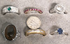 12 Gold & Silver Tone Rings - 2