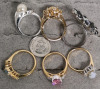 12 Bling Bling Rings -Assoeyed Styles & Sizes - 5