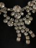 Splendid Vintage Clear Rhinestone Statement Drop Necklace Drop Earrings - 4