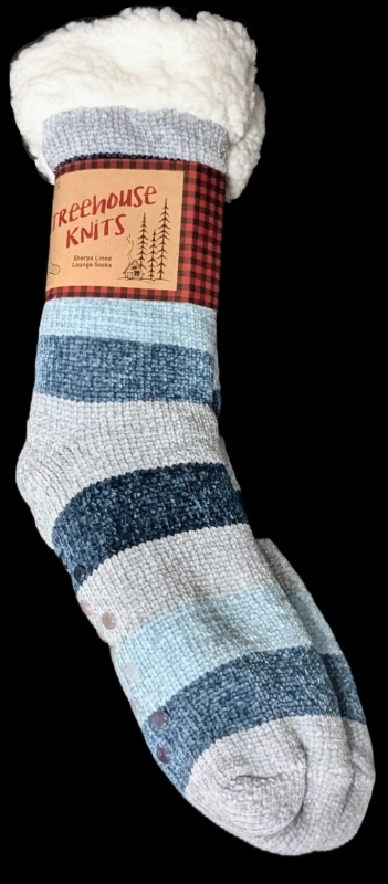 New Sock Size 9-11 | Treehouse Knits Sherpa Lined Lounge Socks