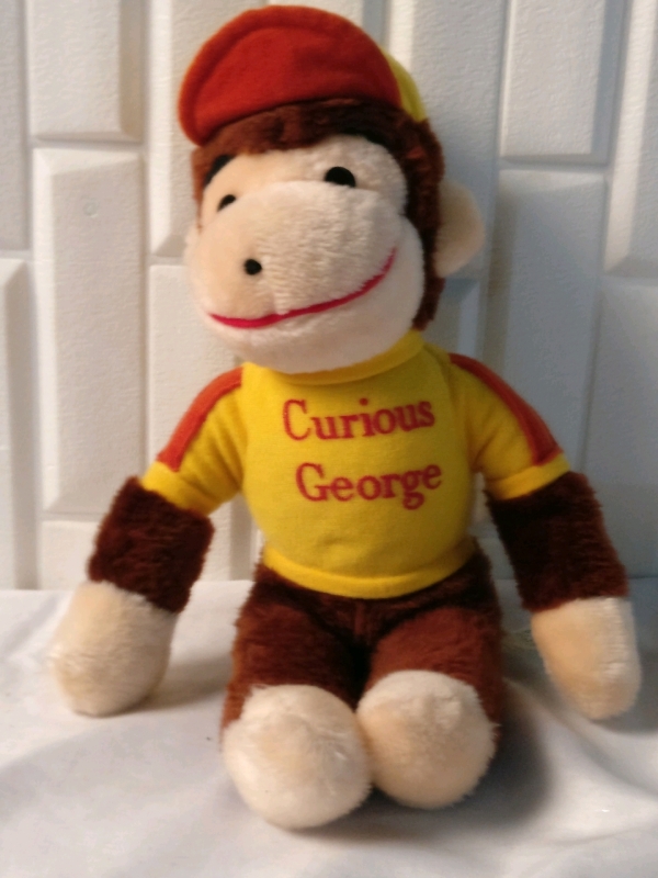 Vintage 14.5" Curious George Plush - Ganz Brothers Toys