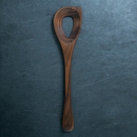New Handmade Wooden Italian Risotto Spoon by Lancaster Cast Iron
