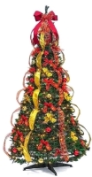 New 6ft Prelit POP Up Artificial Christmas Tree w Cloth Storage Box | Retails for Over $100!