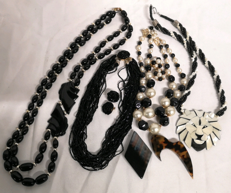 Statement Jewelry Lot - Necklaces, Earrings & Brooches