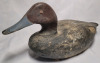 Vintage Hand Carved Wood Duck Decoy , 13.5" long - 2