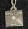 Anne Klein Signed Tubular Pave CZ Collar Necklace 14 - 17 Inch - 5