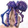 Really Neat New Large 3D Printed Articulated Skeletal Ogre Spider Figure | Up to 8.25" Legspan, Body 4.15" Long - 4