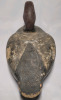 Vintage Hand Carved Wood Duck Decoy , 13.5" long - 3