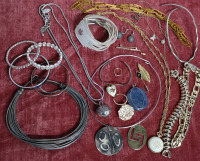 Vintage to Modern Jewelry Lot- Necklaces, Bracelets, Pendants +