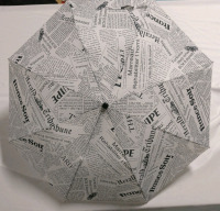 New Details Newspaper Style Umbrella