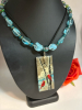 Art Of ESA Cardinal Necklace & Sky Blue Glass Bead Necklace - 5