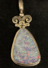 Sterling Silver 925 Opal Pendant FNA