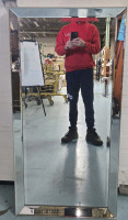 Home Sense | 48" Tall Rectangular Wall Mirror/ Floor Mirror | * No Chips Or Cracks *