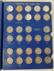 1922 - 1968 Canadian 5 Cent Nickels in Blue Book . Includes 1926 Near 6 Nickel . All Coins in Correct Slot , 48 Coins - 3