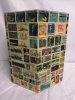 Wooden Canadian Postal Stamps Waste Basket - 10" Tall - 2