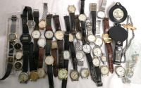 30+ Large Men's Watch Lot - As Is