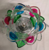 Multi-Coloured Electric Glass Lotus Flower Light / Fragrance Warmer - Working - 5