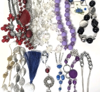 15 Assorted Necklaces incl Multi-Strand | Up to 35" Long