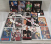 19 VCR/DVD Don Cherry Lot & 2 Mini Hockey Sticks