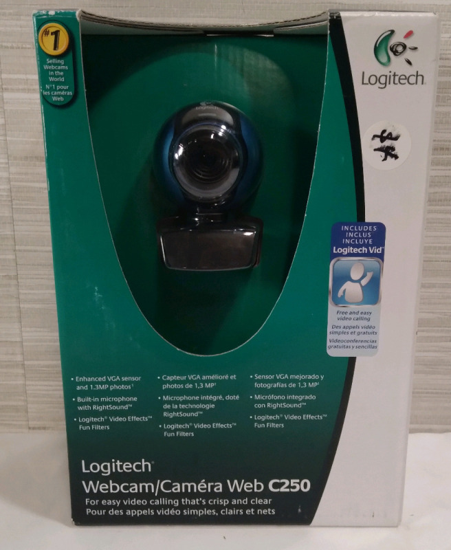 New Logitech Webcam C250