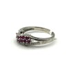 Sterling Silver Natural Rubies (0.36ct) Ring, Size 7, W/A $500.00. Ruby is the birthstone for July. - 2