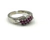 Sterling Silver Natural Rubies (0.36ct) Ring, Size 7, W/A $500.00. Ruby is the birthstone for July. - 3