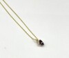 10KT Yellow Gold Natural Amethyst (1.5ct) Pendant With Gold Plated Sterling Silver Chain, W/A $340.00. Amethyst is the birthstone for February. - 3