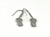 Fashion Jewellery Dangling Owl CZ Drop Earrings - 3