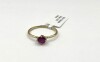 10KT Yellow Gold Natural Enhanced Ruby (0.60ct) Ring, Size 6.25, W/A $705.00. Ruby is the birthstone for July. - 4