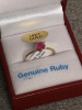 10KT Yellow Gold Natural Enhanced Ruby (0.60ct) Ring, Size 6.25, W/A $705.00. Ruby is the birthstone for July. - 5