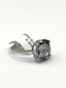 Sterling Silver Natural Mystic Quartz (5ct) Ring, Size 8, W/A $370.00. - 3