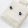 10KT White Gold Natural Blue Sapphire (0.28ct) Earrings, W/A $480.00. Sapphire is the birthstone for September. - 4