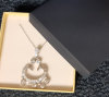 Art Deco Style CZ Pendant With Sterling Silver Chain, Retail $450.00. - 5