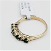 10KT Yellow and White Gold Natural Emerald (0.25ct) with Diamonds (0.03ct) Ring, Size 6, W/A $1085.00. Emerald is the birthstone for May. - 3