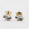 10KT Yellow Gold Natural Aquamarine (0.44ct) with CZ (0.12ct) Earrings, W/A $335.00. Aquamarine is the birthstone for March. - 3