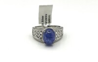 Sterling Silver Natural Tanzanite (3.75ct) Ring, Size 7, W/A $525.00. Tanzanite is the birthstone for December.