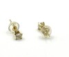 14KT Yellow Gold Natural White Zircon (0.50ct) Earrings, W/A $460.00. - 2