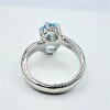 Sterling Silver Natural Blue Topaz (1.7ct) Ring, Size 7, W/A $380.00. Blue Topaz is the birthstone for December. - 5