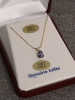 10KT Yellow Gold Natural Iolite (0.50ct) and Natural Moonstone (0.04ct) with Gold Plated Sterling Silver Chain, W/A $600.00. - 4