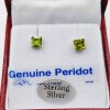 Sterling Silver Natural Peridot (0.70ct) Earrings, W/A $225.00. Peridot is the birthstone for August. - 3