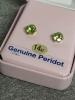 14KT Yellow Gold Natural Peridot (1.85ct) Earrings, W/A $560.00.Peridot is the birthstone for August. - 4