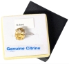 Sterling Silver Natural Citrine Quartz (4ct) Ring, Size 8, W/A $635.00. Citrine is the birthstone for November. - 6