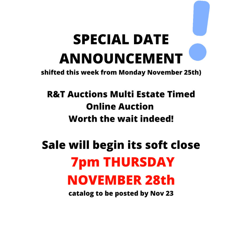 Sale Date Announcement