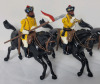 Metal Toy Soldiers " 1st Duke of York's Own Lancers (Skinners Horse) " . Four (4) Figures , Free Standing , 54mm - 3