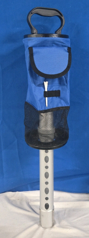 ActionEliters Golf Ball Retriever Portable Shag Bag | W/ Removable Plastic Tube, Pocket Shagger Storage | Holds Up to Aprox 70 Golf Balls | Measures 29" Tall