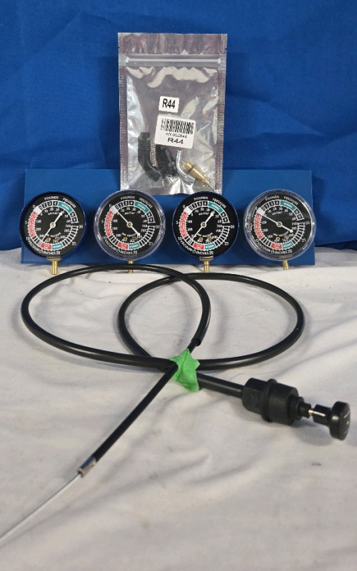 Universal Motorcycle Carburetor Synchronizer Tool ( 12" Long ) | Push / PullChoke Throttle Cable 50" Long | & Unkown Package Of Parts