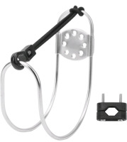 2 New | Bordstract Stainless Steel Life Buoy Holder \ Marine Horseshoe Bracket with Plastic Mount for Yachts and Boats | Measures 4.5" x 6"