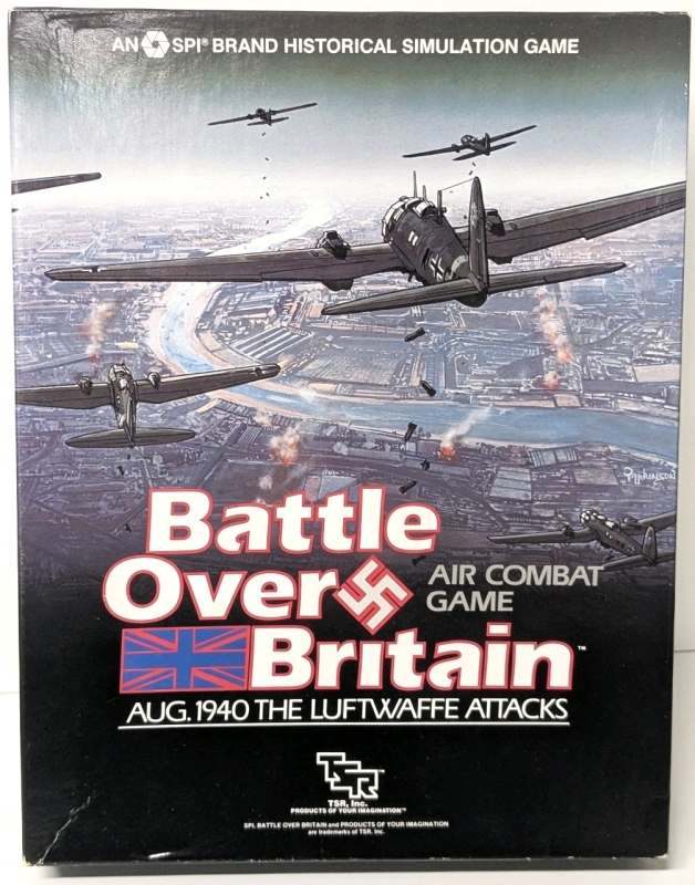 1983 TSR Battle Over Britain Air Combat Game : SPI Brand Historical Simulation Game