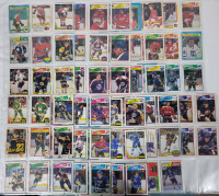1979 - 1988 O Pee Chee NHL Hockey Trading Card Singles . 78 Trading Cards , No Doubles